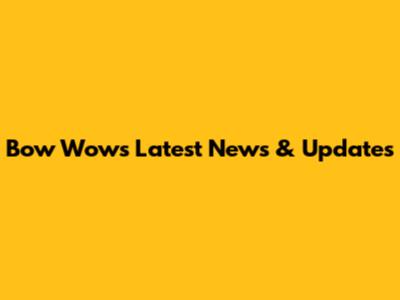 Bow Wow's Latest News & Updates