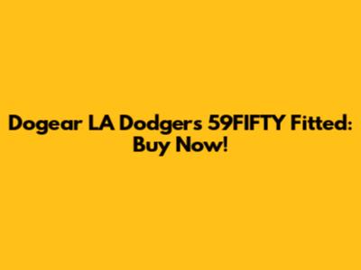 Dogear LA Dodgers 59FIFTY Fitted: Buy Now!