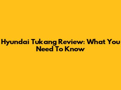 Hyundai Tukang Review: What You Need To Know