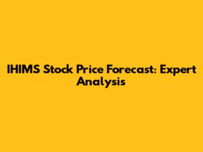 IHIMS Stock Price Forecast: Expert Analysis