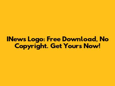INews Logo: Free Download, No Copyright. Get Yours Now!