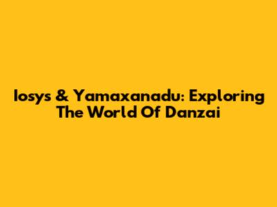 Iosys & Yamaxanadu: Exploring The World Of Danzai