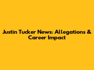 Justin Tucker News: Allegations & Career Impact