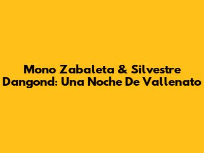 Mono Zabaleta & Silvestre Dangond: Una Noche De Vallenato