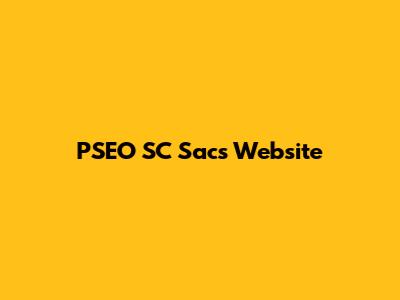 PSEO SC Sacs Website
