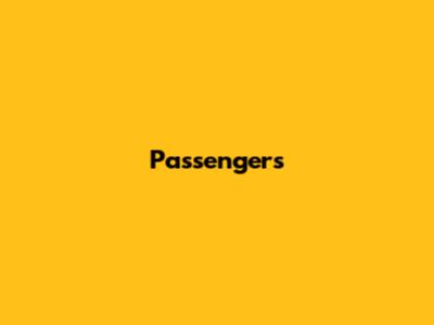 Passenger's 