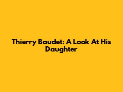 Thierry Baudet: A Look At His Daughter