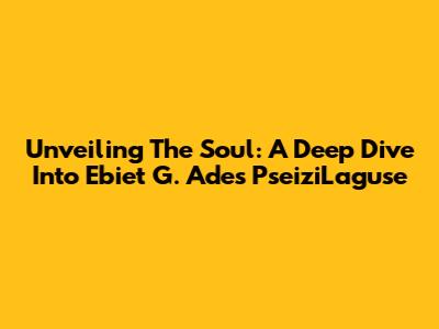 Unveiling The Soul: A Deep Dive Into Ebiet G. Ade's 'PseiziLaguse'