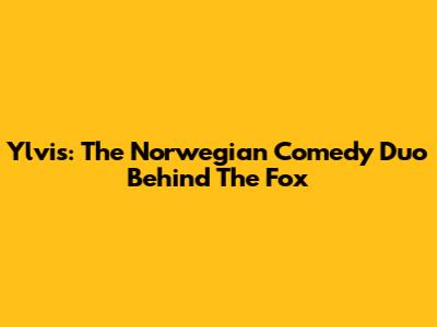 Ylvis: The Norwegian Comedy Duo Behind 'The Fox'